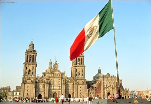 Foto: Mexiko-Mexico City - Náměstí Zocalo