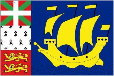 Foto: Saint Pierre a Miquelon-státní vlajka