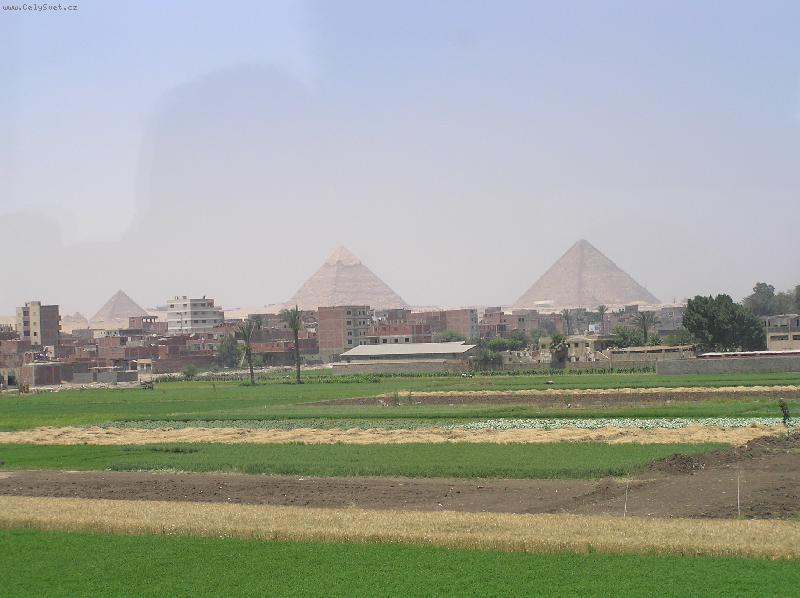 Foto: první pohled na pyramidy