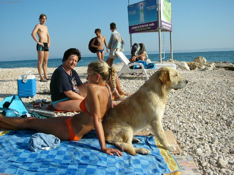 Foto: S paničkou na dovolené-To moře je tááák krásný..