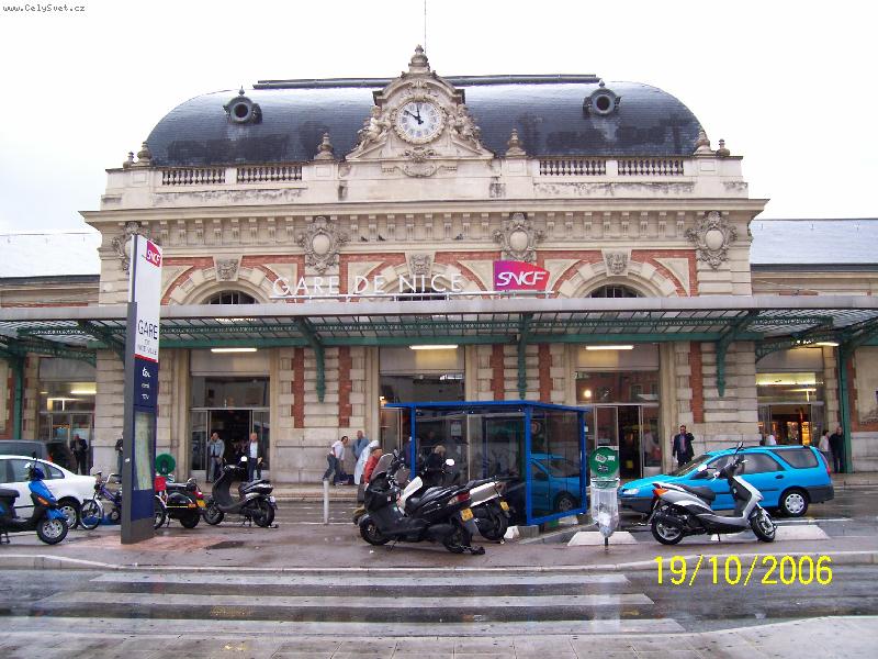 Foto: Nice-Hlavní vlakové nádraží v Nice.