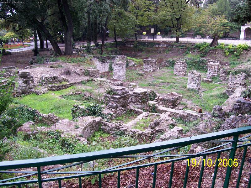 Foto: Nice-Pozůstatky hradu v Nice