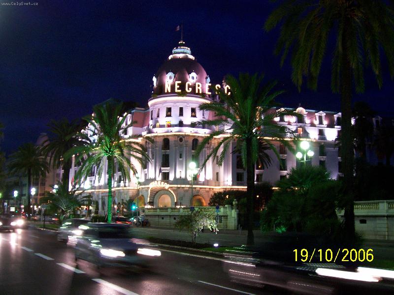Foto: Nice-Legendární hotel Negresco v Nice