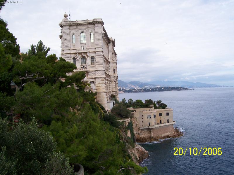 Foto: Monako-Budova Oceánografického muzea.