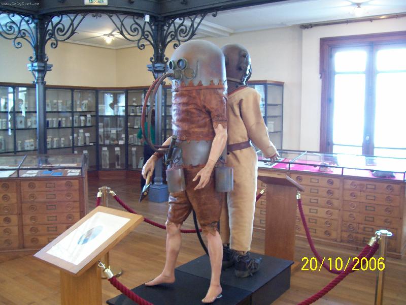 Foto: Monako-Expozice Oceánografického muzea.