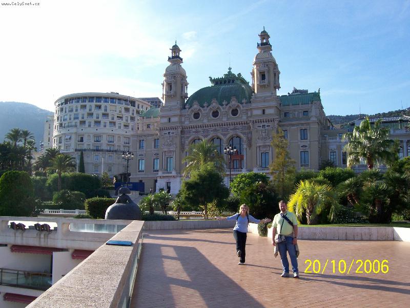 Foto: Monako-Světoznámé casino v Monte Carlu.