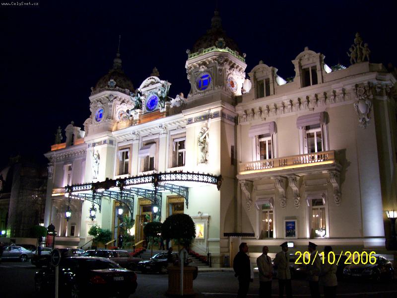 Foto: Monako-Světoznámé casino v Monte Carlu.
