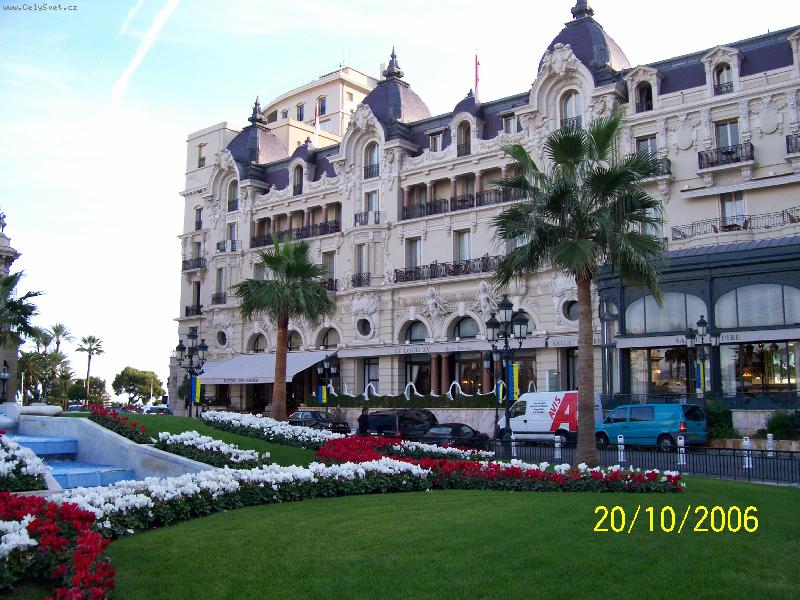 Foto: Monako-Hotel Paříž u casina.