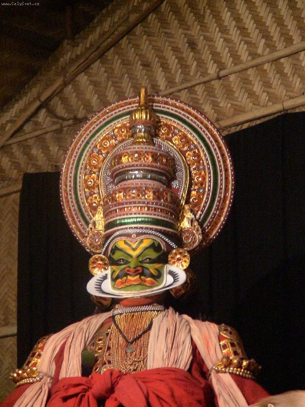 Foto: Tanečník tance kathakali