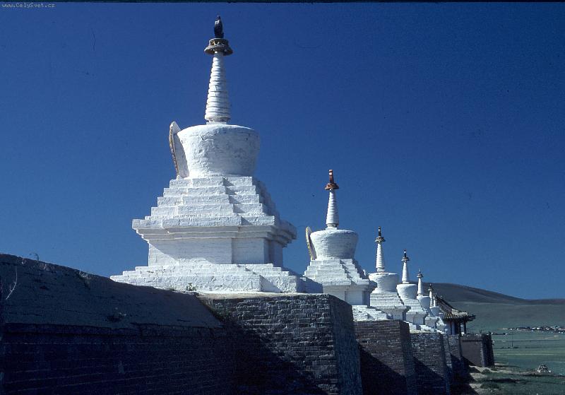 Foto: Hradby kláštera Erden Zoo ,Charchorin-Klášterní zeď bývalého Karakorum