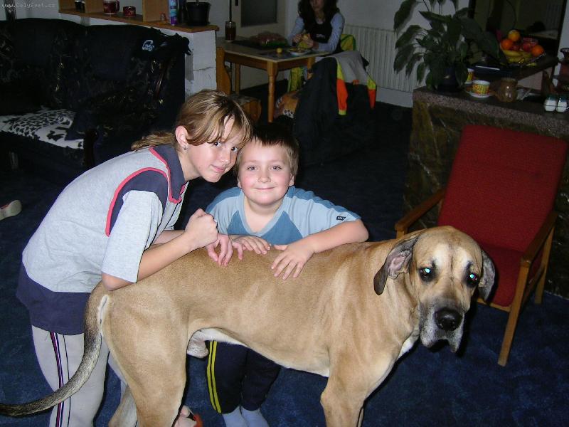 Foto: maxik s rodinou-dcera,synovec a muj nejlepší kamarád maxík