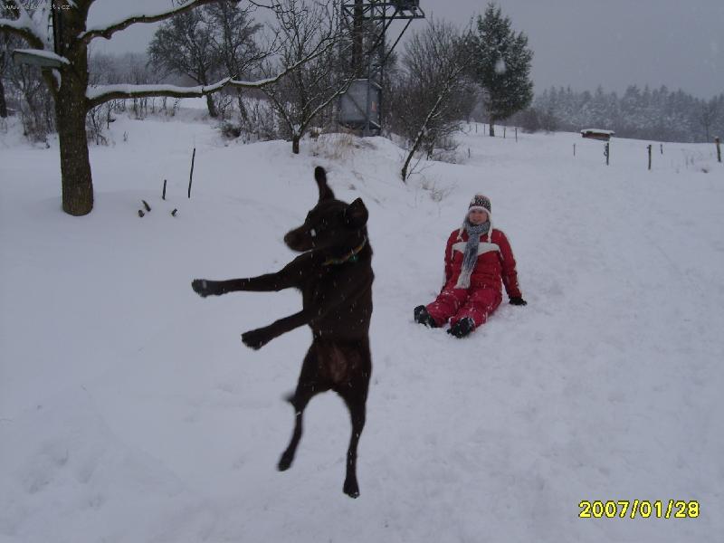 Foto: Sára-Miluje sníh!!!