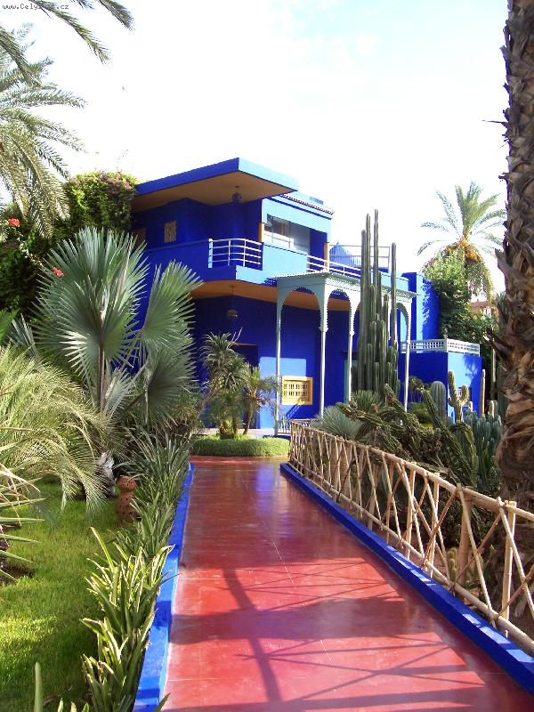 Foto: JARDIN MAJORELLE Marrakech-nyní je majitelem Yves Saint Laurent