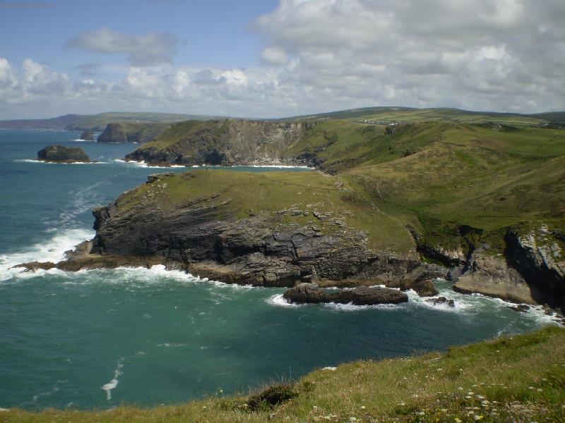 Foto: Útesy u Tintagel Castle