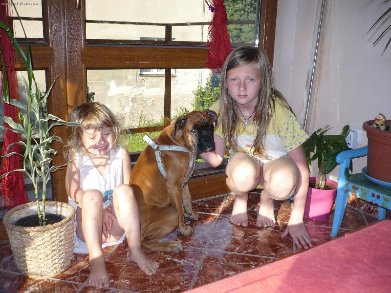Foto: Ermínek-s dětičkama v zimní zahradě