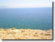 pohled z Kosu - v pozadí obrysy Turecka