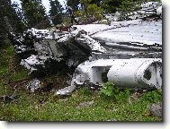 Trosky lietadla na Slemä