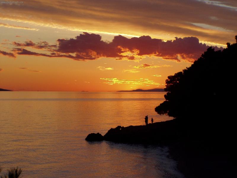 Foto: pláže Promajny-západ slunce
