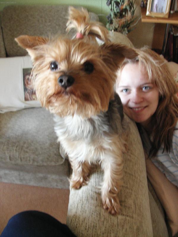 Foto: portrét-Johny a mamča