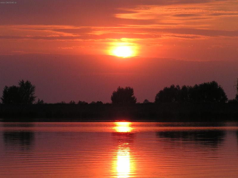 Foto: Západ nad Pálavou