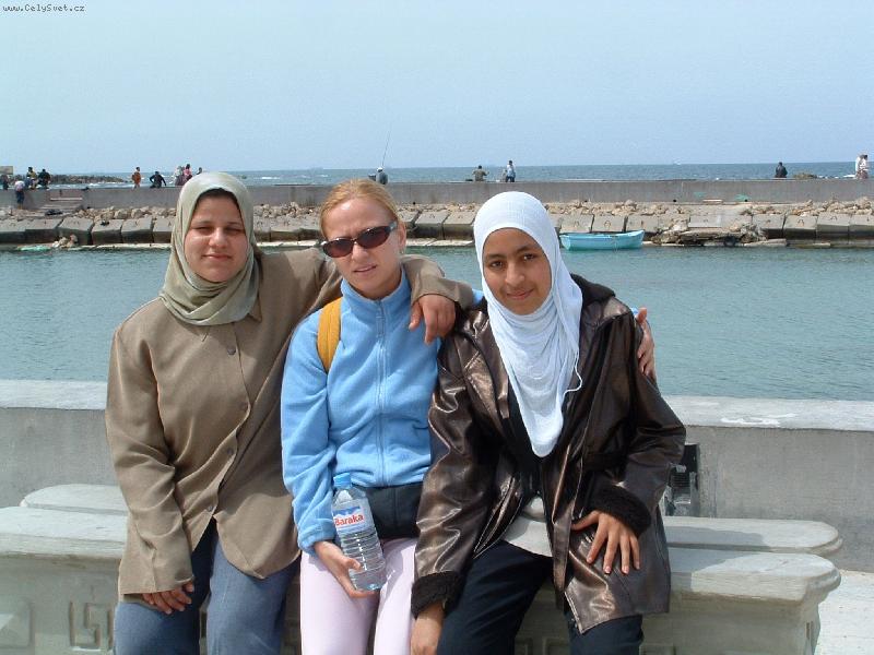 Foto: Egypt-Alexandrie-Nově navázané přátelství