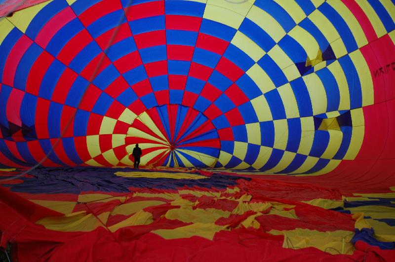 Foto: Uvnitř balónu