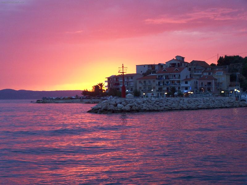 Foto: Podgora-západ slunce