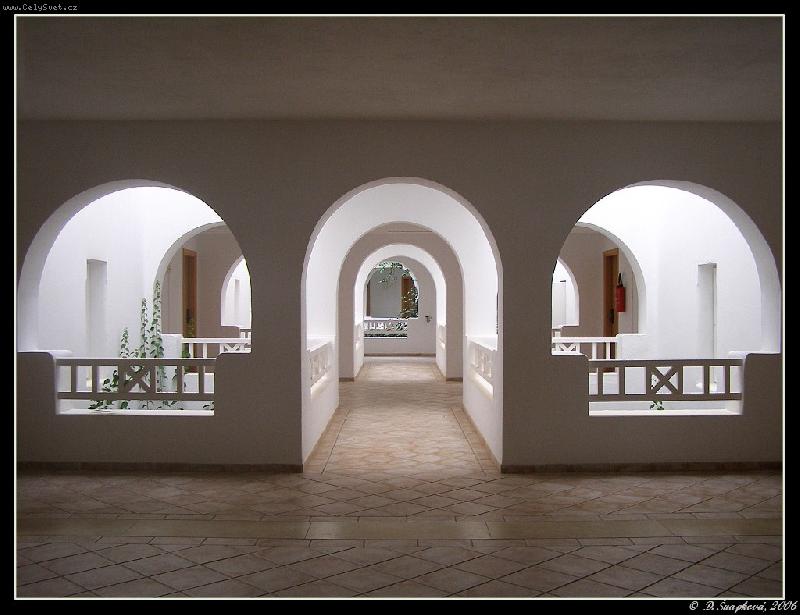 Foto: Tuniská architektura 2-Interiér v hotelu Vincci  Resort na Djerbě