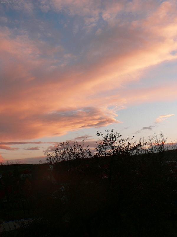 Foto: Zimní západ slunce