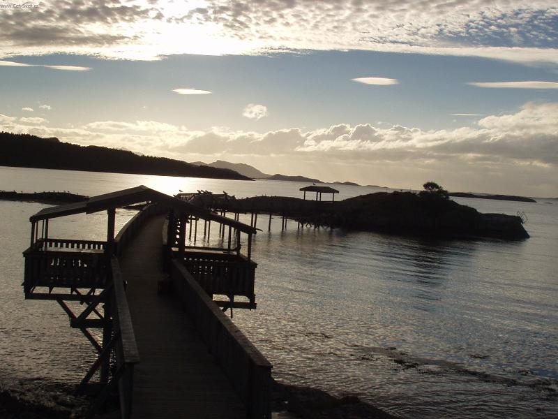 Foto: Norsko-západ slunce