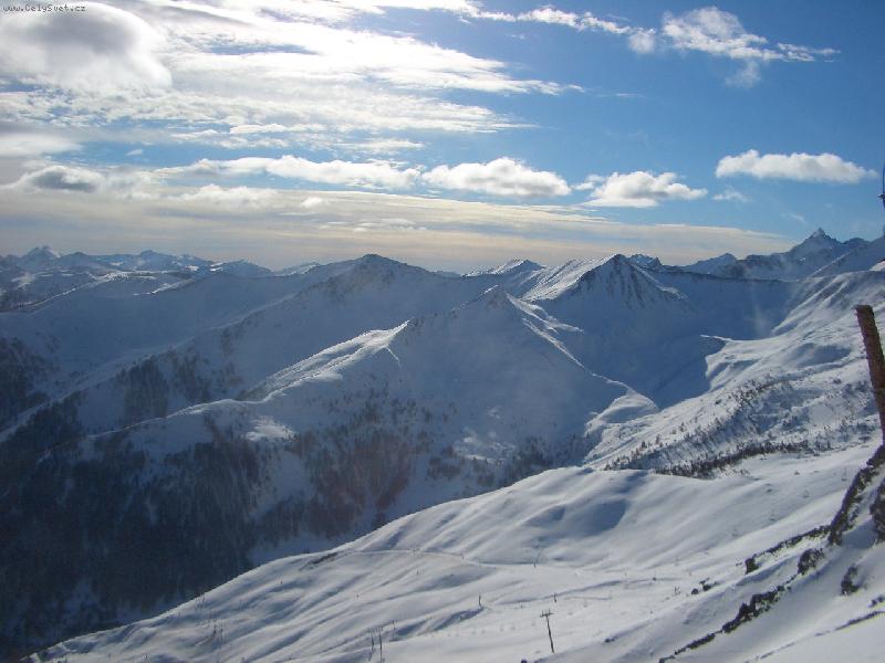 Foto: Francouzské Alpy-Horské panorama