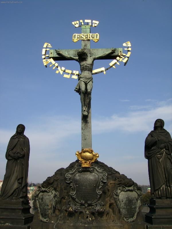 Foto: Svatý kříž s Kalvarií-památka před poškozením