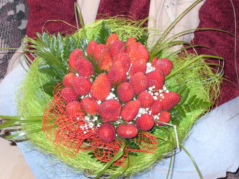 Foto: Jahodová kytice