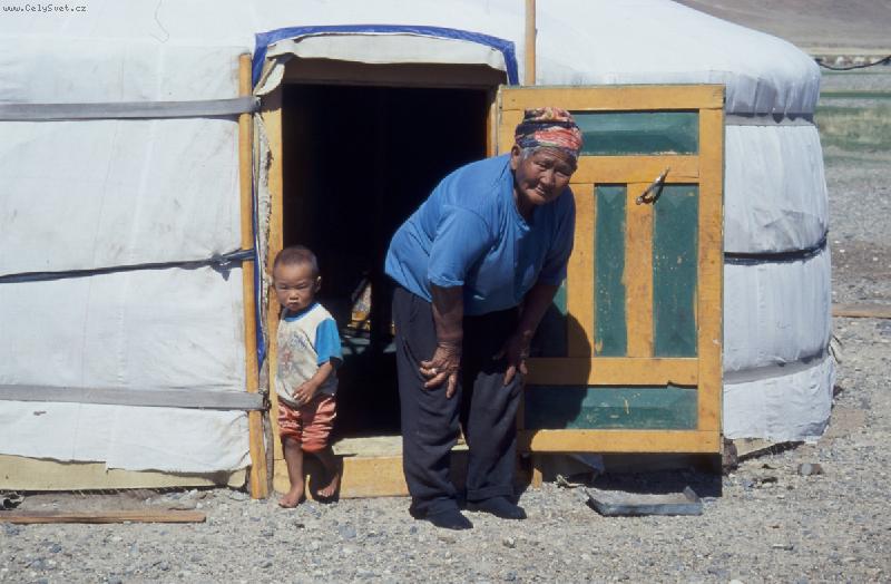 Foto: Dvě generace-Na návštěvě pro kumys