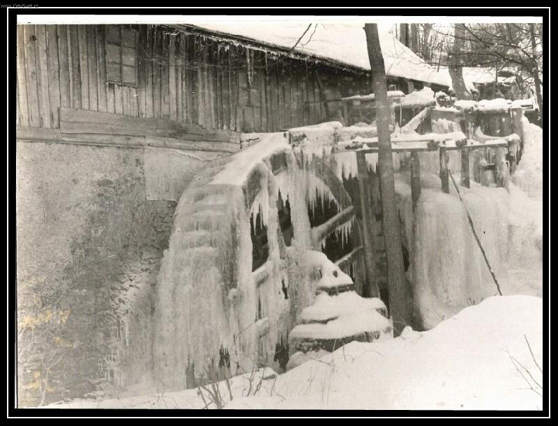 Foto: Haidrův Mlýn-Zima roku 1980