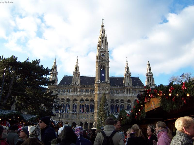 Foto: Vídeń-Neu Rathaus-veselé Vánoce z Vídně!