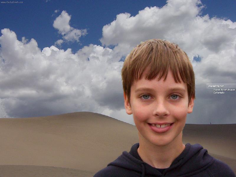 Foto: Mlsný jazýček  má žízeň-Adam  na poušti