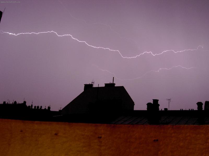 Foto: Blesk-Bouřka nad Prostějovem