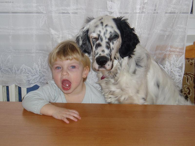 Foto: Čekání na oběd-mámo nefo a nos na stůl