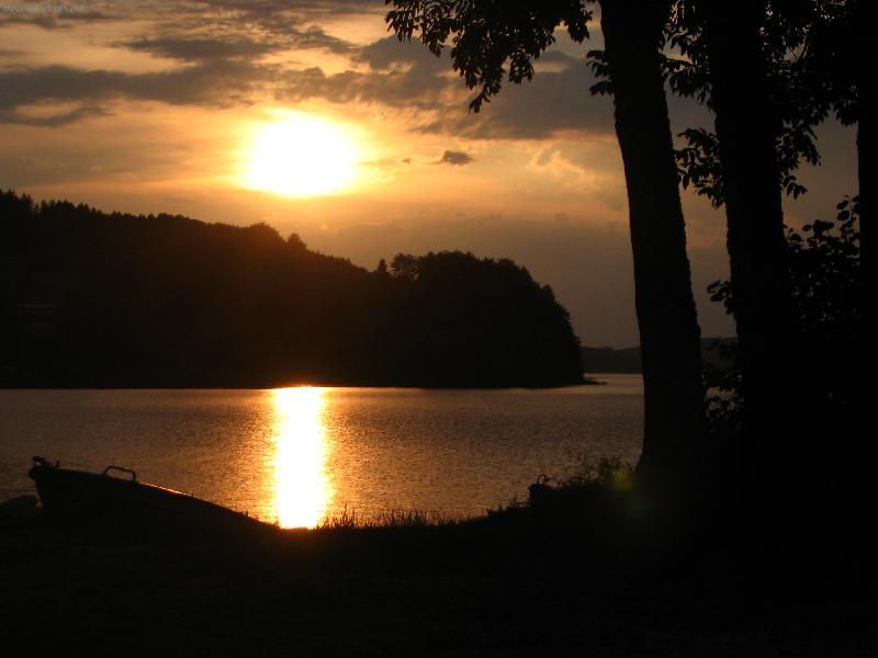 Foto: západ slunce-Fuschelsee