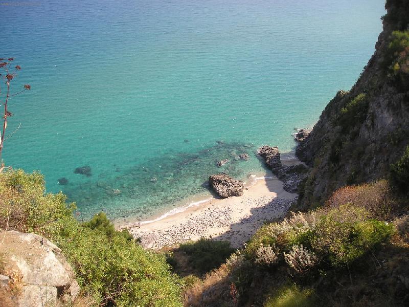 Foto: lagunka v Kalábrii-oáza klidu