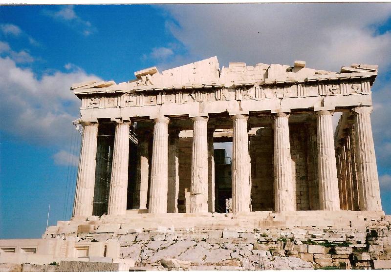 Foto: Akropoli v prosinci......-historie na vas dýchá všude....