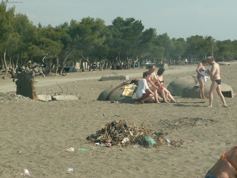 Foto: Cesty po Abanii  Květen 2006-Pláž