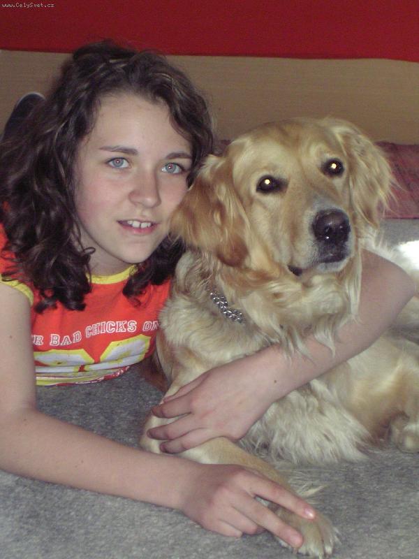 Foto: ja a muj pes-na fotce jsem ja a můj pes