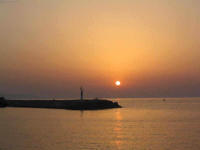 Foto: Západ slunce na Krétě