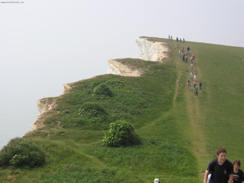 Foto: VYHLÍDKA NA MOŘE-křídové útesy anglckého pobřeží aneb procházka ve vzduchu