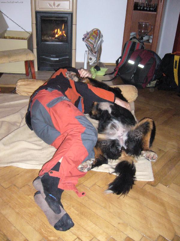 Foto: Lezeš mi do pelíšku? Nevadí, tak se pořádně přitul...