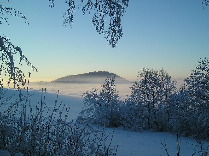 Foto: zimní pohled na starý jičín