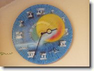 Nástěnné hodiny z gramofonové desky