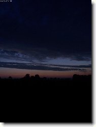 Západ slunce na Odersku